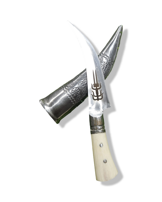 7 Inches Khanjar with Steel Scabbard