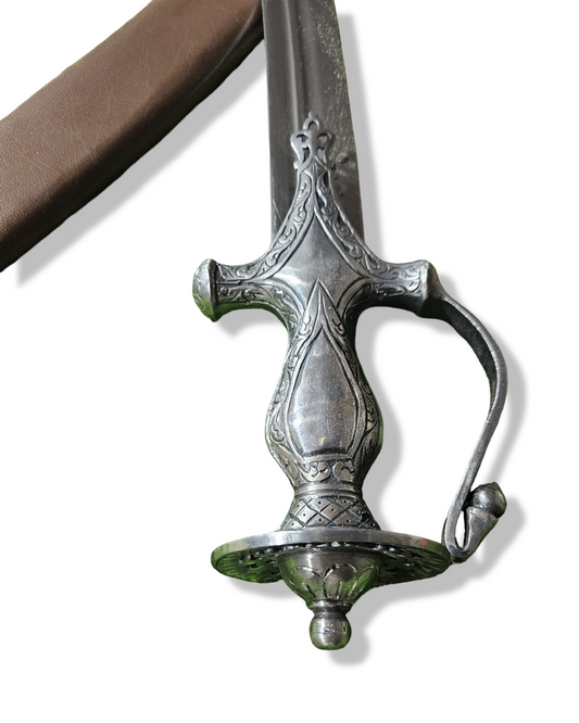 Tegha with Handcrafted Hilt and 2 Fuller Blade