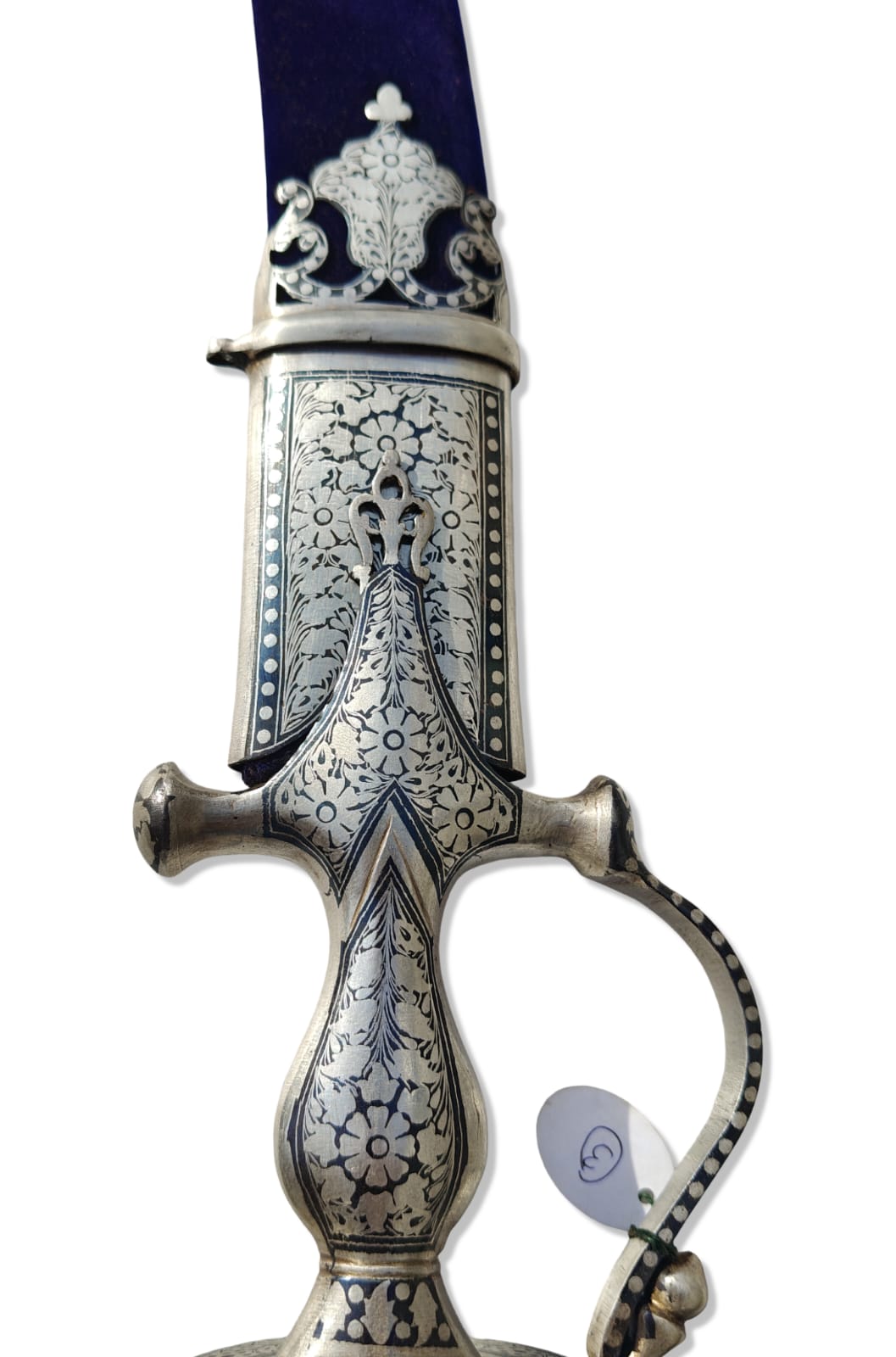 Goliya with Silver Leaf Work