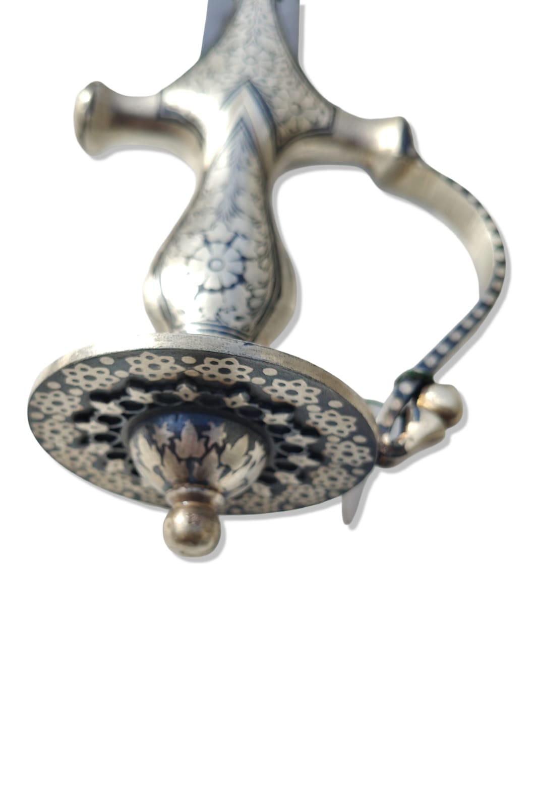 Goliya with Silver Leaf Work