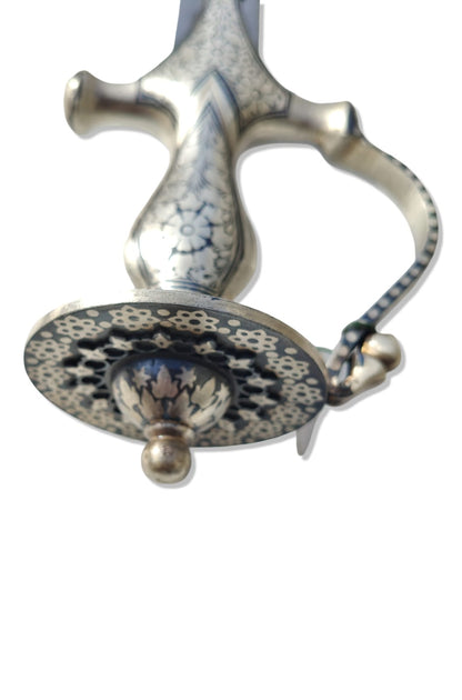Goliya with Silver Leaf Work