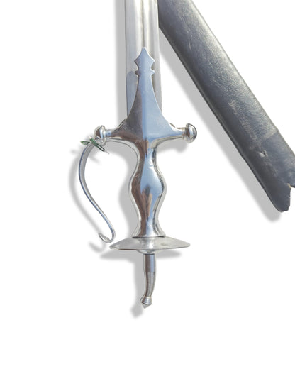 Sirohi with Nickle Hilt 2 Fuller Blade
