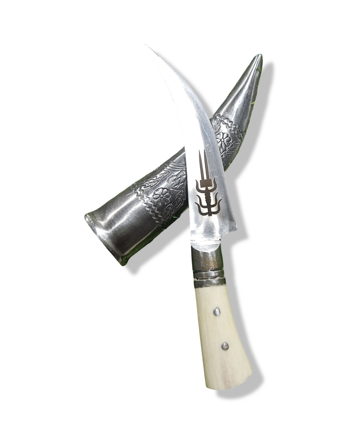 7 Inches Khanjar with Steel Scabbard