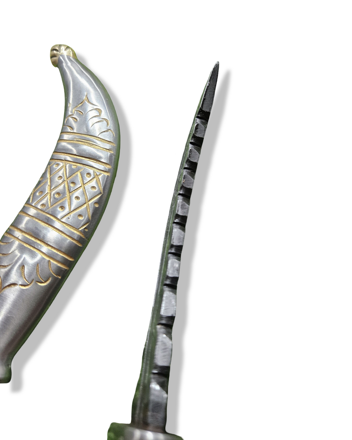 Handmade Sri Sahib with Golden Engraved Work